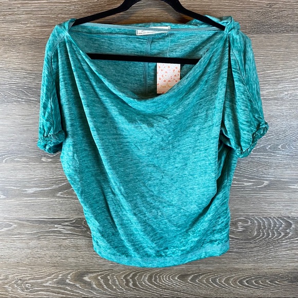 Free People Tops - Free People Astrid Burnout Convertible Tee NWT